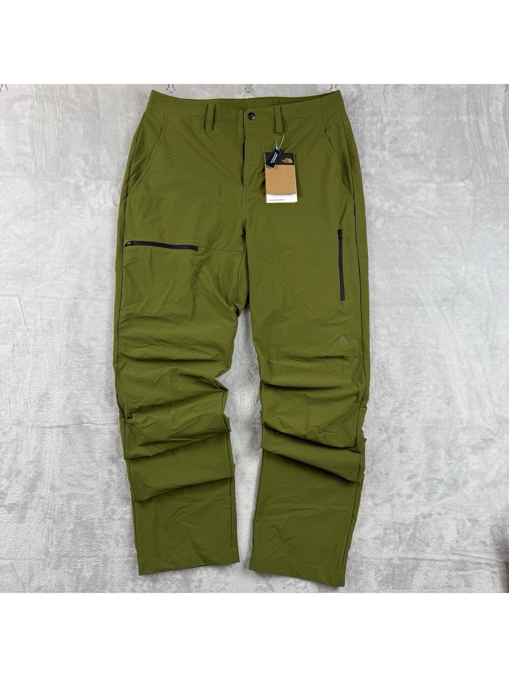 The North Face Men Basin Pant Size32 Technical Hiking Green Outdoor Gorpcore NWT